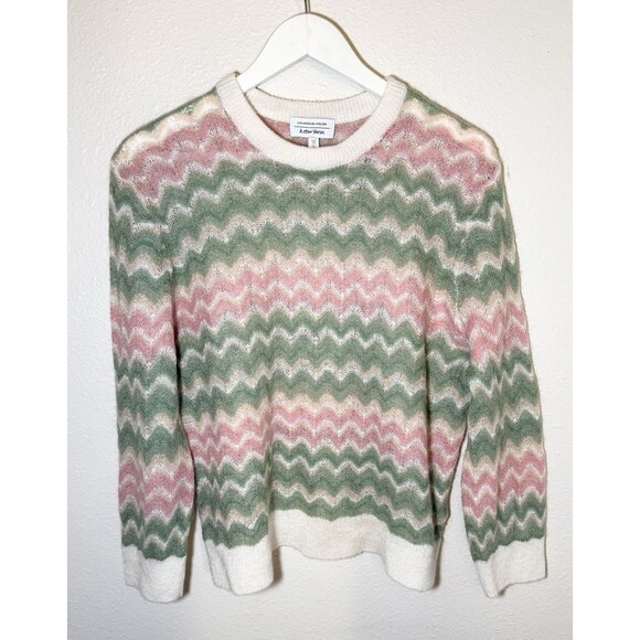 LA Altelier & OTHER STORIES  Zig Zag Sweater Mohair Size Medium - Picture 2 of 5